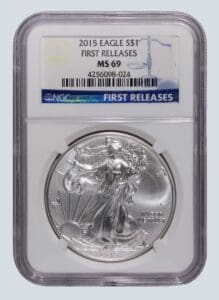 2015 American Silver Eagle MS 69