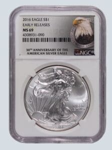 2016 Early Releases American Silver Eagle MS 69